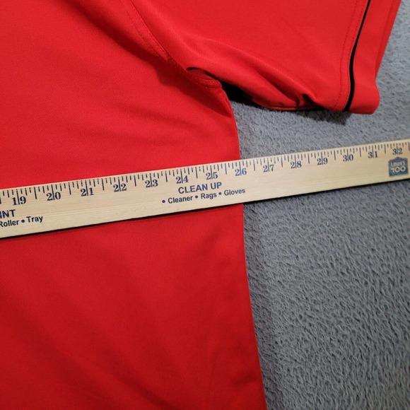 Schnucks Shirt Mens 2XL Red Polo Dri Express Employee Crew Uniform Replacement - Picture 9 of 12